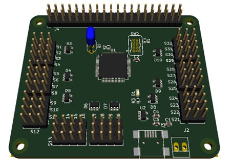 Representación 3D de un circuito con KiCAD