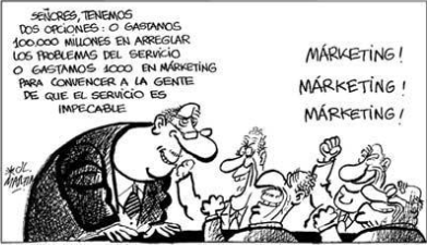 Figura 2. Lo que NO es marketing