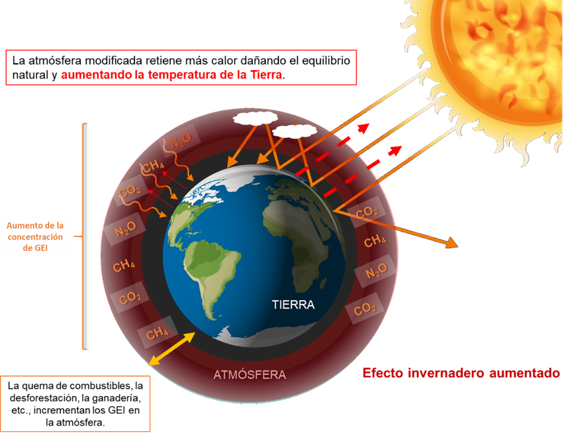 Efecto invernadero aumentado