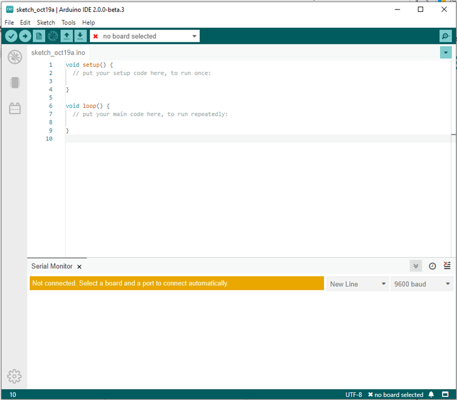 Figura 9. Editor Arduino IDE.