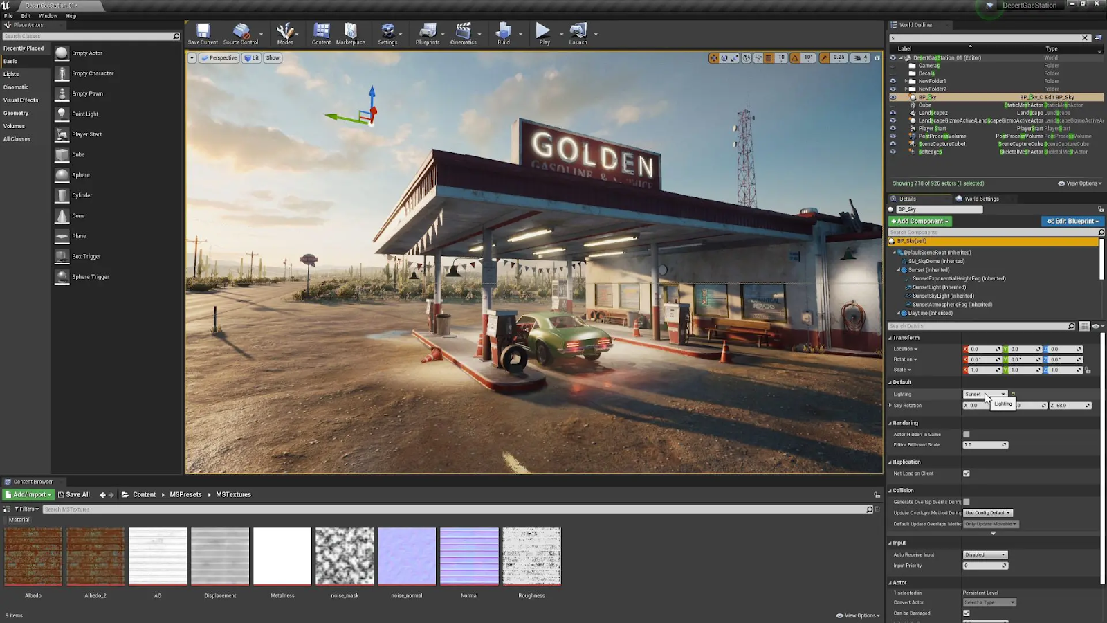 Figura 7: Captura de la interfaz de Unreal Engine. Fuente: Katatikarn, J. 2024