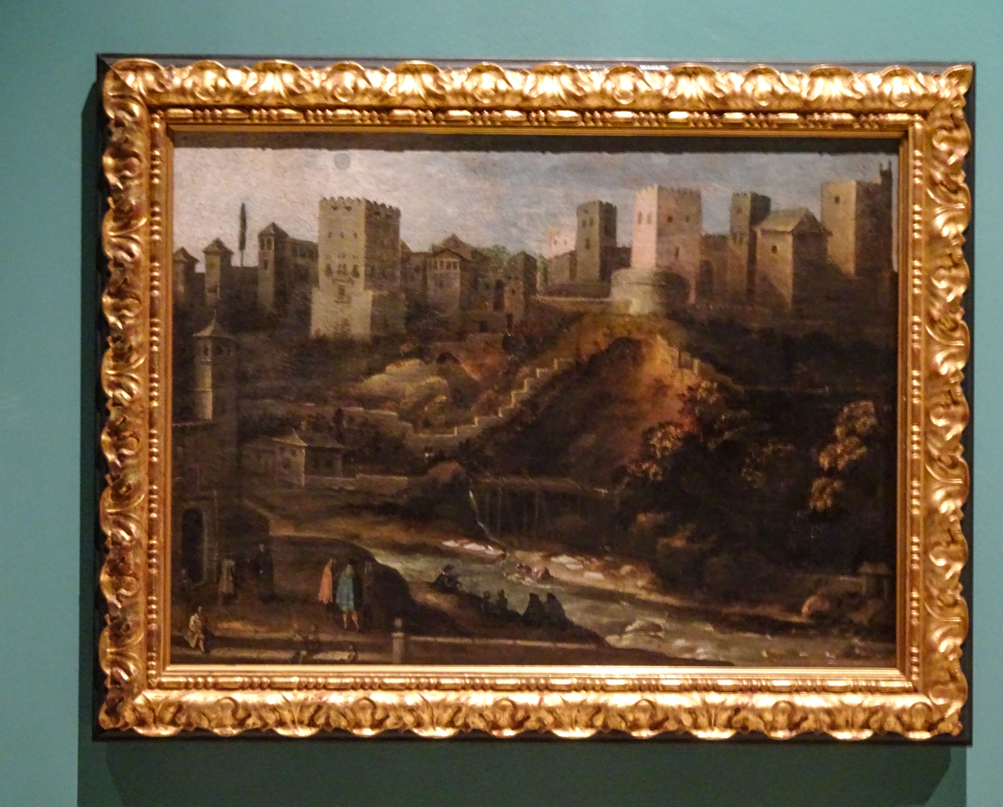 Cuadro  de la exposición  ‘Jardines del Generalife y la Alhambra. El milagro que nació del agua"