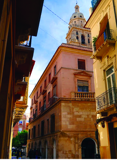 Foto la calle Azucaque de Murcia.